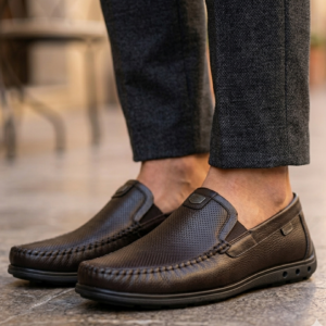 Sapato Masculino Pegada Mocassim Anilina