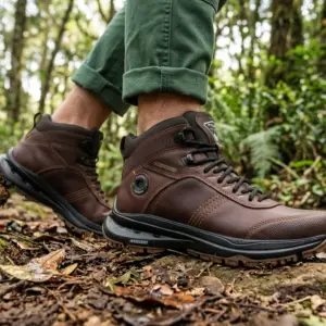 Bota Masculina Pegada Trekking Couro