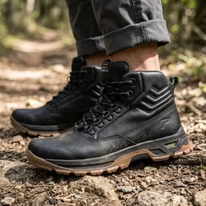 Bota Masculina Pegada Trekking Couro