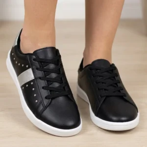Tênis Casual Feminino Moleca Metalizado Viena